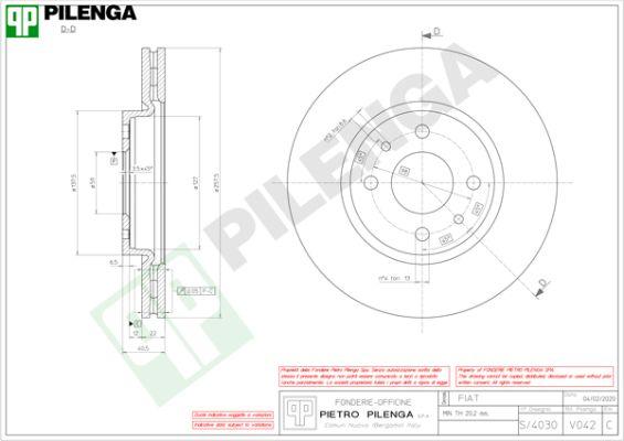 Pilenga V042 - Bremžu diski ps1.lv