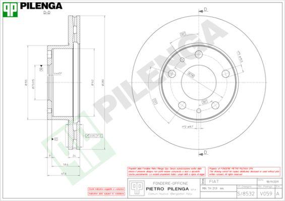 Pilenga V059 - Bremžu diski ps1.lv