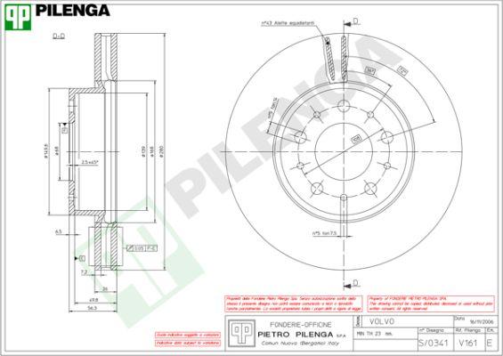 Pilenga V161 - Bremžu diski ps1.lv