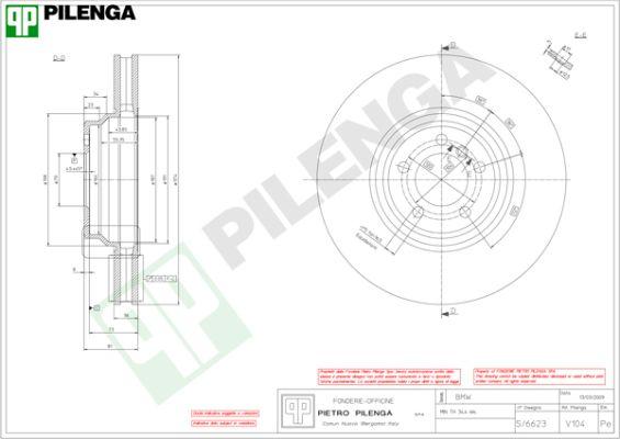 Pilenga V104 - Bremžu diski ps1.lv