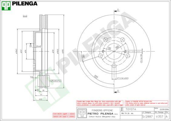 Pilenga V357 - Bremžu diski ps1.lv