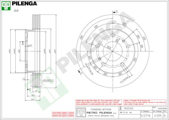 Pilenga V339 - Bremžu diski ps1.lv