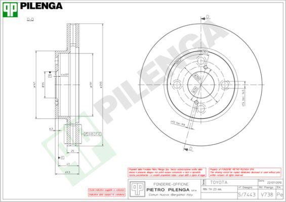 Pilenga V738 - Bremžu diski ps1.lv