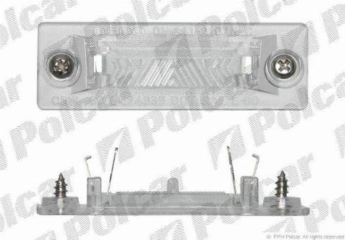 Polcar 9549955E - Numurzīmes apgaismojuma lukturis ps1.lv