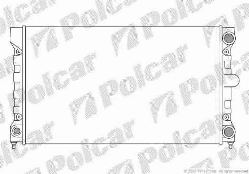 Polcar 954608-4 - Radiators, Motora dzesēšanas sistēma ps1.lv