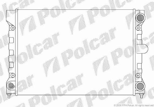 Polcar 954608-1 - Radiators, Motora dzesēšanas sistēma ps1.lv