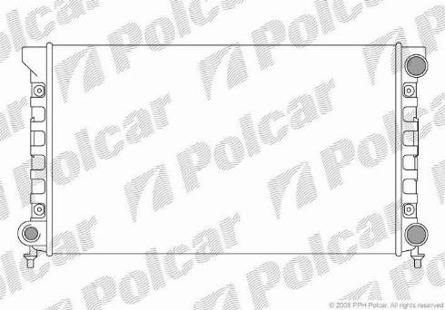 Polcar 954608A4 - Radiators, Motora dzesēšanas sistēma ps1.lv