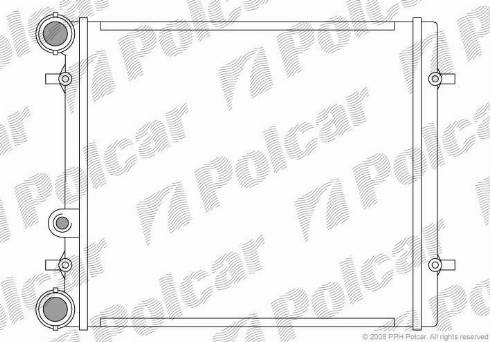 Polcar 954108-1 - Radiators, Motora dzesēšanas sistēma ps1.lv