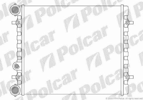 Polcar 954108A1 - Radiators, Motora dzesēšanas sistēma ps1.lv