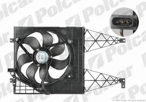 Polcar 954123W4 - Ventilators, Motora dzesēšanas sistēma ps1.lv