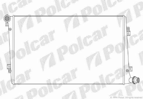 Polcar 955508-1 - Radiators, Motora dzesēšanas sistēma ps1.lv