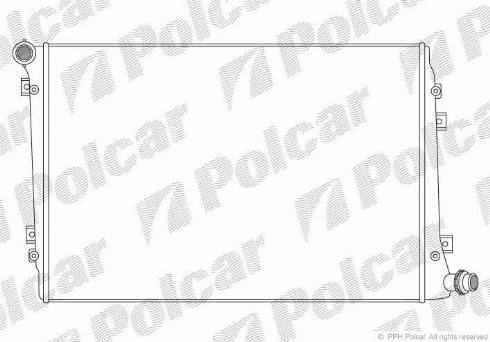 Polcar 955508-2 - Radiators, Motora dzesēšanas sistēma ps1.lv