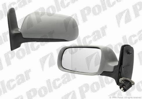Polcar 9550511M - Ārējais atpakaļskata spogulis ps1.lv