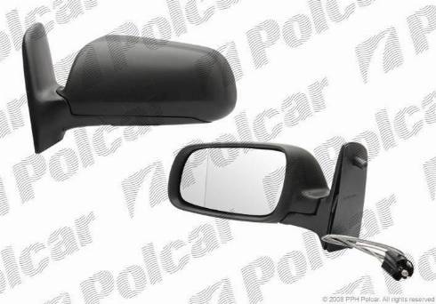 Polcar 955051-M - Ārējais atpakaļskata spogulis ps1.lv