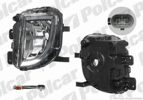 Polcar 9518292E - Miglas lukturis ps1.lv