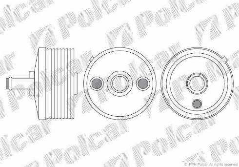 Polcar 9513L8-2 - Eļļas radiators, Automātiskā pārnesumkārba ps1.lv