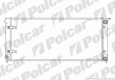 Polcar 953408-5 - Radiators, Motora dzesēšanas sistēma ps1.lv