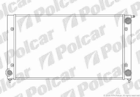 Polcar 953408A4 - Radiators, Motora dzesēšanas sistēma ps1.lv