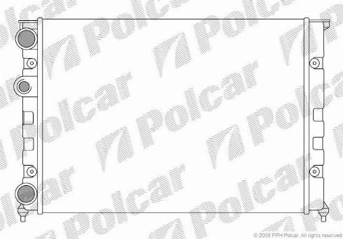 Polcar 953808-1 - Radiators, Motora dzesēšanas sistēma ps1.lv