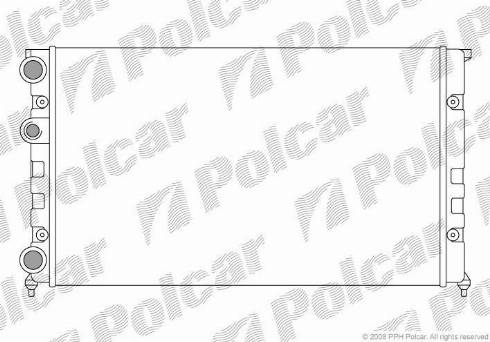 Polcar 953808-7 - Radiators, Motora dzesēšanas sistēma ps1.lv