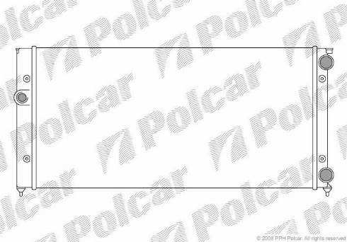 Polcar 953808A4 - Radiators, Motora dzesēšanas sistēma ps1.lv