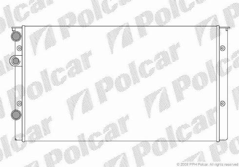 Polcar 953808A6 - Radiators, Motora dzesēšanas sistēma ps1.lv