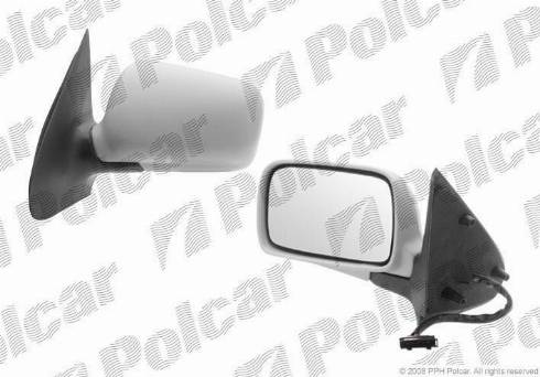 Polcar 9524516E - Ārējais atpakaļskata spogulis ps1.lv