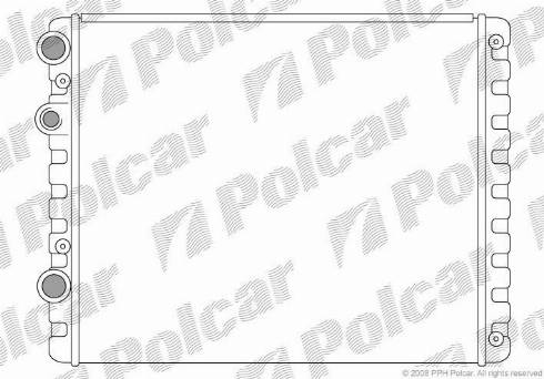 Polcar 952408-1 - Radiators, Motora dzesēšanas sistēma ps1.lv