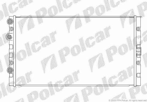 Polcar 952408-3 - Radiators, Motora dzesēšanas sistēma ps1.lv