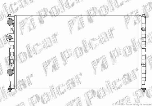 Polcar 952408A4 - Radiators, Motora dzesēšanas sistēma ps1.lv