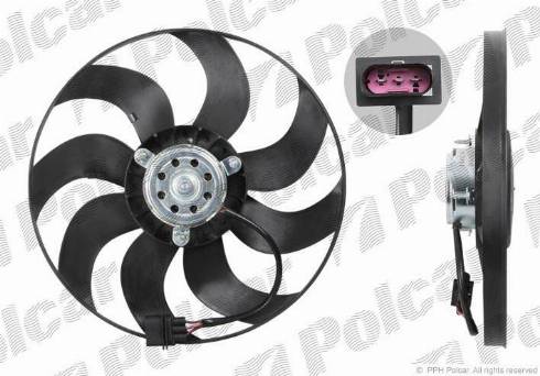 Polcar 952523U6 - Ventilators, Motora dzesēšanas sistēma ps1.lv