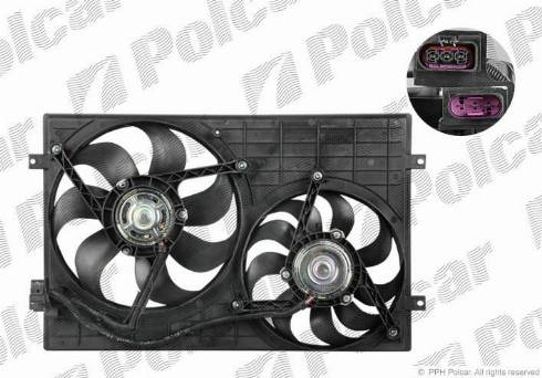 Polcar 952523W4 - Ventilators, Motora dzesēšanas sistēma ps1.lv