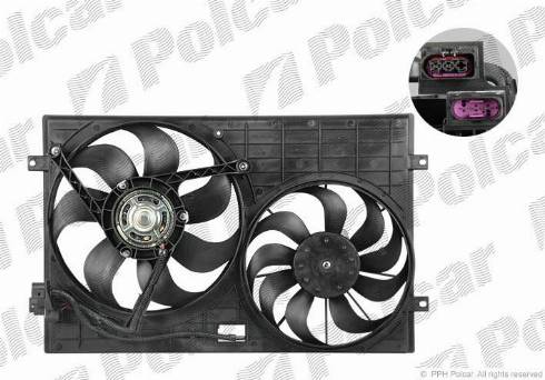 Polcar 952523W5-Q - Ventilators, Motora dzesēšanas sistēma ps1.lv