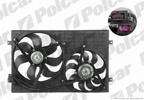 Polcar 952523W6-Q - Ventilators, Motora dzesēšanas sistēma ps1.lv