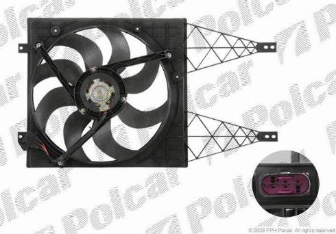 Polcar 952523W1 - Ventilators, Motora dzesēšanas sistēma ps1.lv