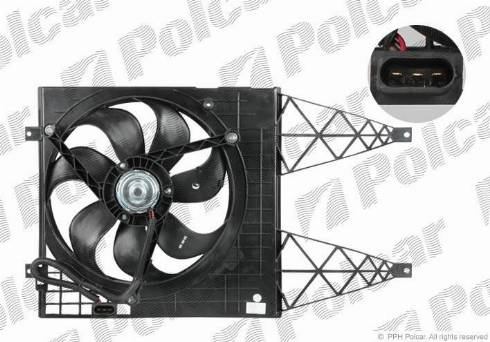 Polcar 952523W2 - Ventilators, Motora dzesēšanas sistēma ps1.lv