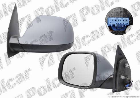 Polcar 95P1513M - Ārējais atpakaļskata spogulis ps1.lv