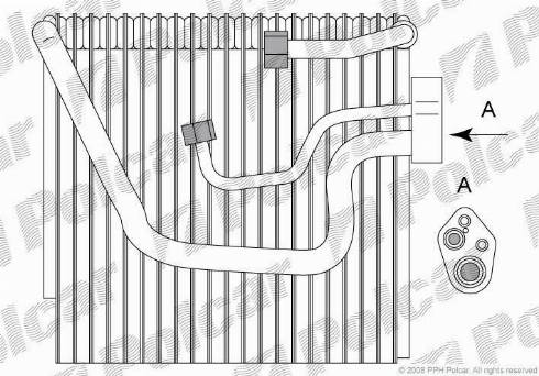 Polcar 9040P8-1 - Iztvaikotājs, Gaisa kondicionēšanas sistēma ps1.lv