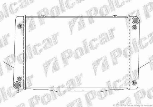 Polcar 908508-4 - Radiators, Motora dzesēšanas sistēma ps1.lv