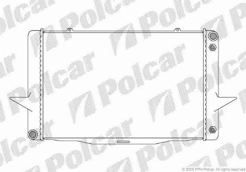 Polcar 908508-3 - Radiators, Motora dzesēšanas sistēma ps1.lv