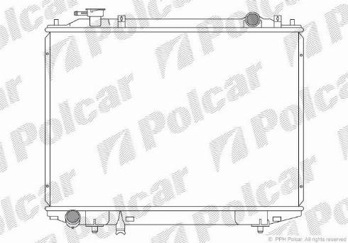 Polcar 459908-1 - Radiators, Motora dzesēšanas sistēma ps1.lv