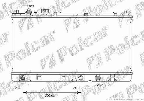 Polcar 454008-1 - Radiators, Motora dzesēšanas sistēma ps1.lv