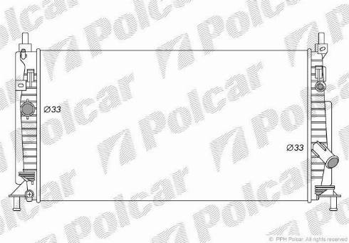 Polcar 454208-1 - Radiators, Motora dzesēšanas sistēma ps1.lv