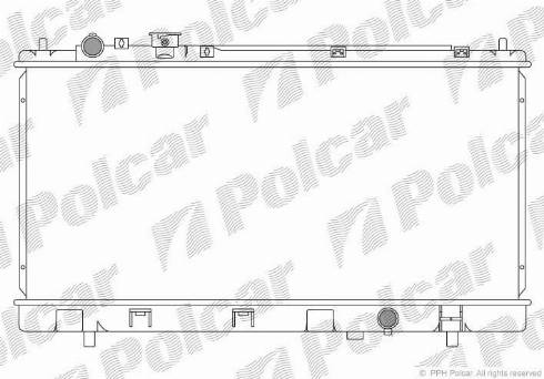 Polcar 450908-3 - Radiators, Motora dzesēšanas sistēma ps1.lv