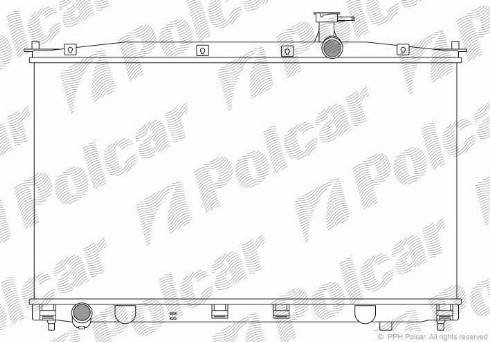 Polcar 4051082X - Radiators, Motora dzesēšanas sistēma ps1.lv