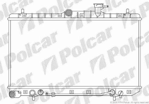 Polcar 400708-2 - Radiators, Motora dzesēšanas sistēma ps1.lv