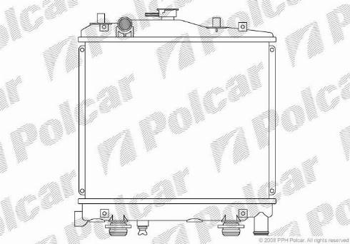 Polcar 410508-1 - Radiators, Motora dzesēšanas sistēma ps1.lv