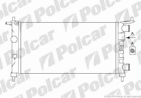 Polcar 555508A2 - Radiators, Motora dzesēšanas sistēma ps1.lv