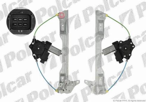 Polcar 5558PSE6 - Stikla pacelšanas mehānisms ps1.lv