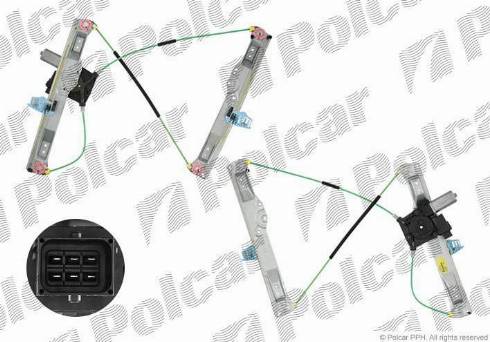 Polcar 5558PSE1 - Stikla pacelšanas mehānisms ps1.lv